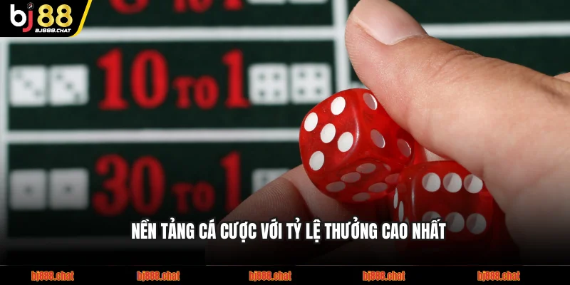 Nền tảng cá cược với tỷ lệ thưởng cao nhất