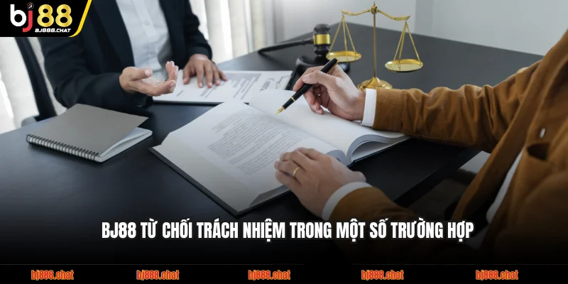BJ88 từ chối trách nhiệm nếu người dùng khai báo thông tin cá nhân không chính xác